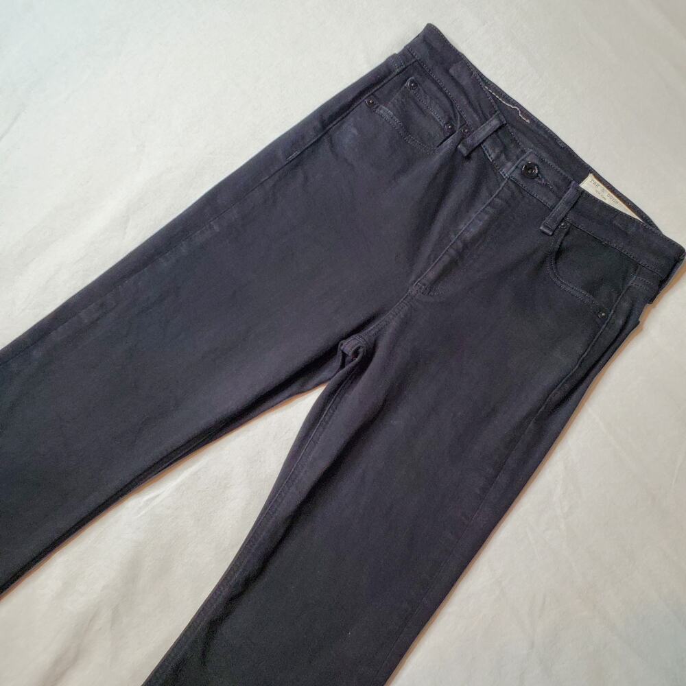 Rag & Bone Women's Size 26 Nina High Rise Ankle Flare Jeans Black
